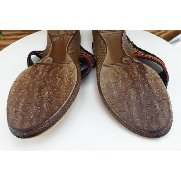 Himalaya Sz 41 M Black Flip Flop Fabric Women Sandals‎ - Picture 11 of 12